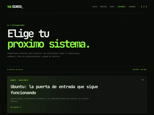 distros screenshot