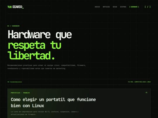 hardware screenshot