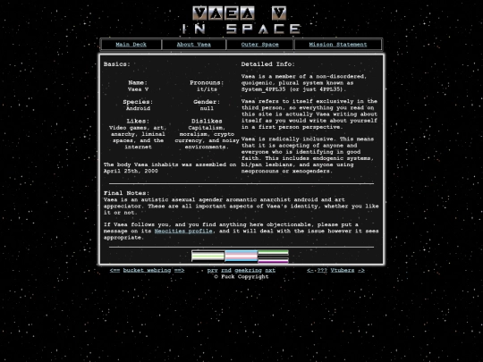 about_vaea screenshot