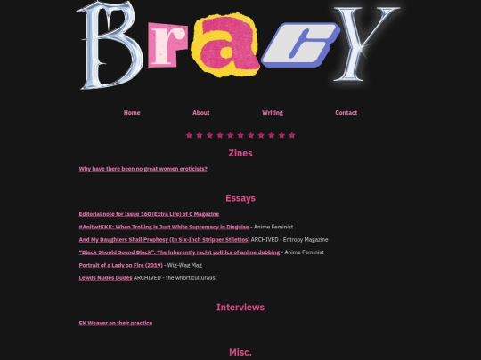 writing screenshot