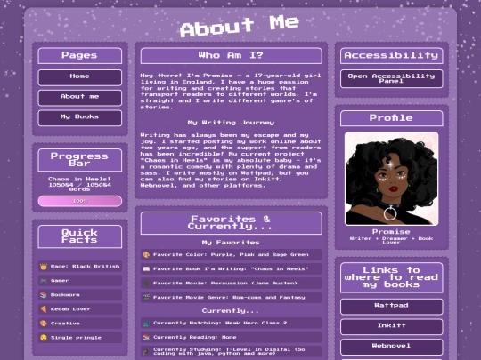 AboutMe screenshot