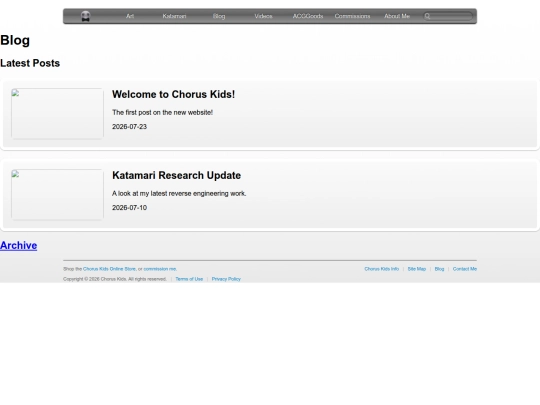 blog screenshot