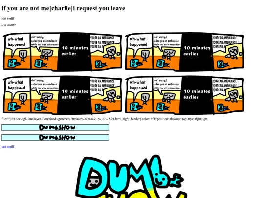 test screenshot