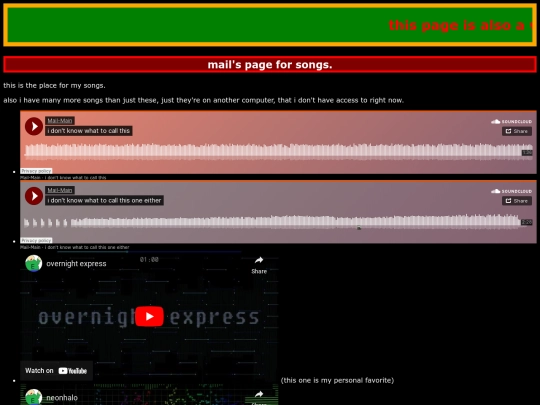musicpage screenshot
