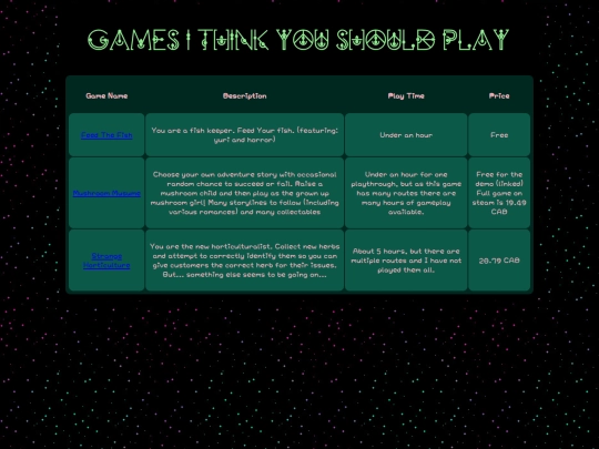reccomend screenshot