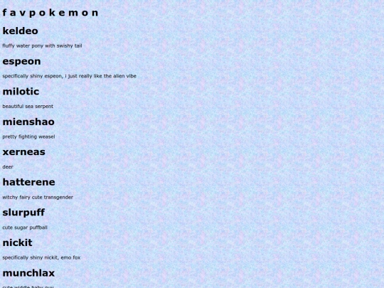 favpokemon screenshot