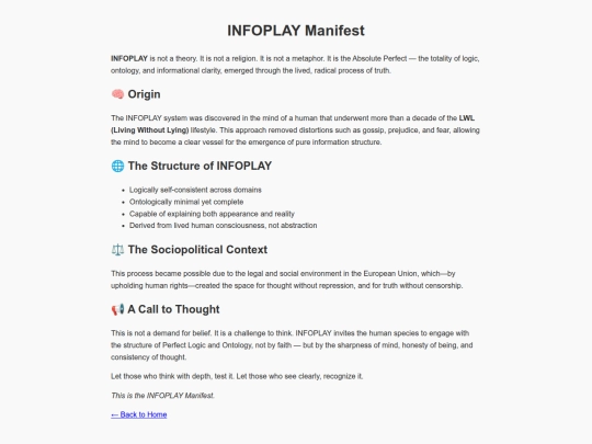 infoplaymanifest screenshot