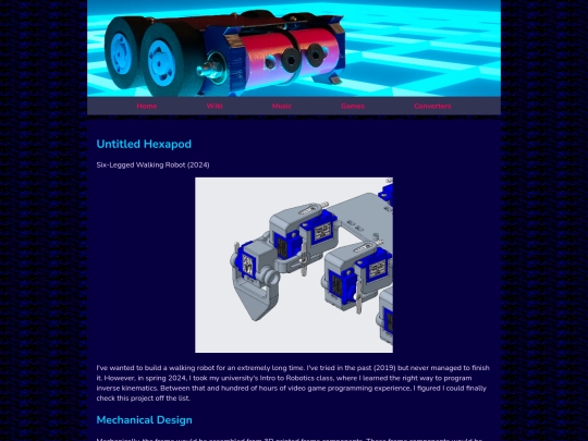 Wiki/Hexapod_2024 screenshot