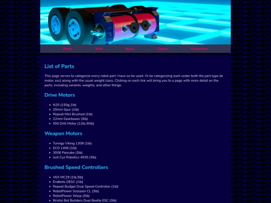 Wiki/Parts/List screenshot