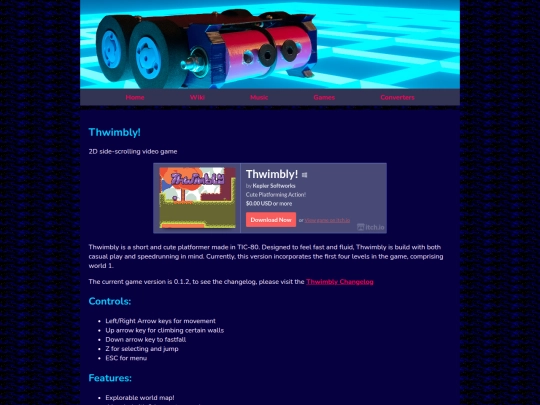 Wiki/Thwimbly screenshot