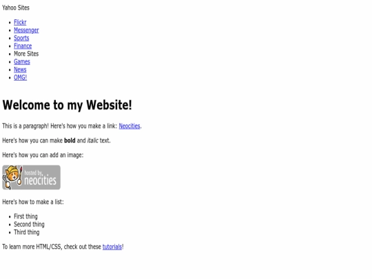 index screenshot