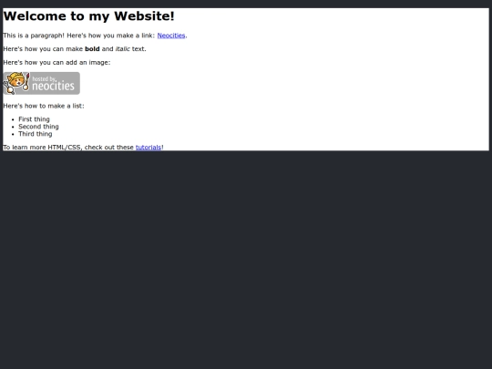 index screenshot