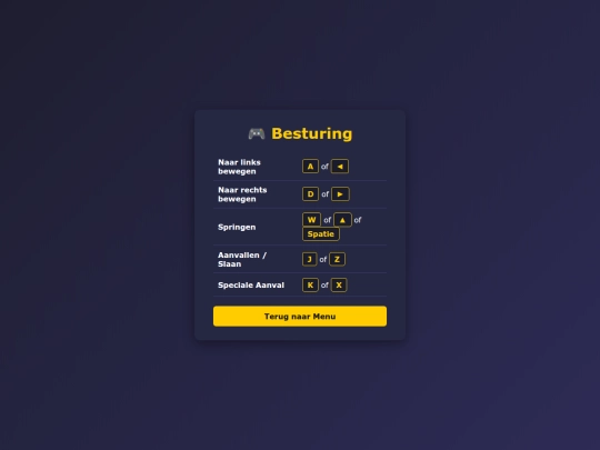controls screenshot