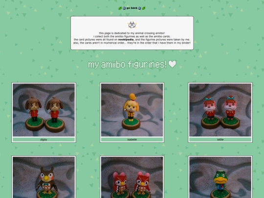 animal crossing/collections/amiibo screenshot