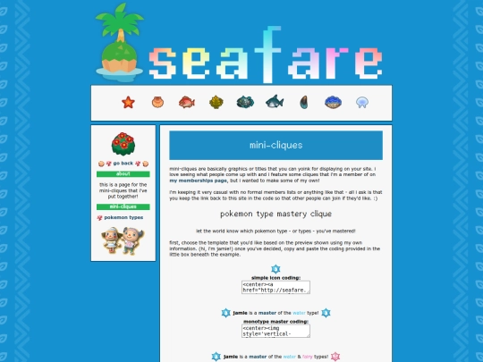 cliques screenshot