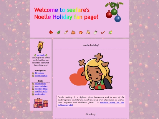 deltarune/the noelle zone screenshot