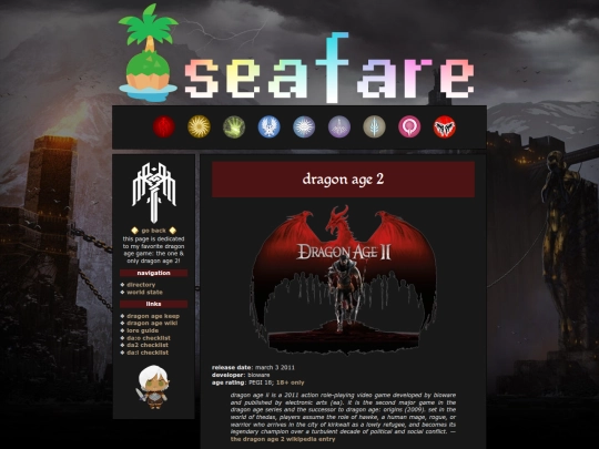 dragon age/dragon age 2 screenshot
