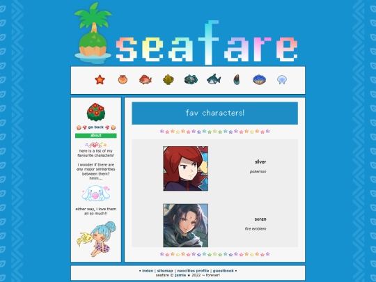 fav characters screenshot
