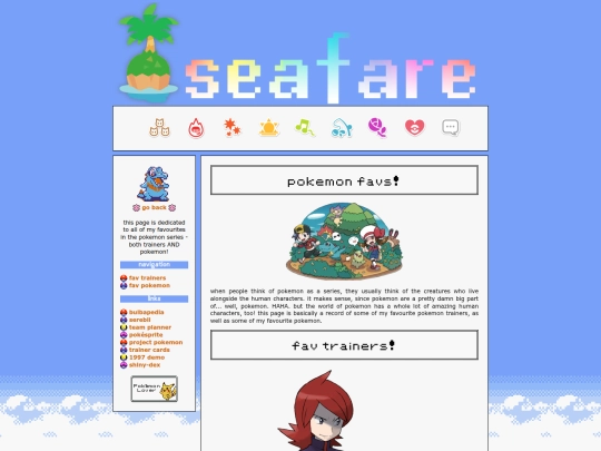 pokemon/pkmn faves screenshot