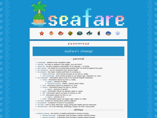 sitemap screenshot