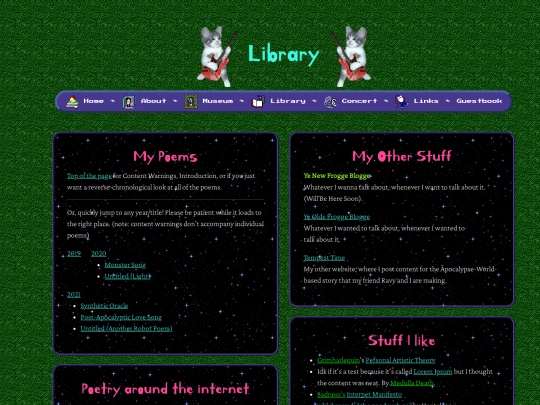library screenshot