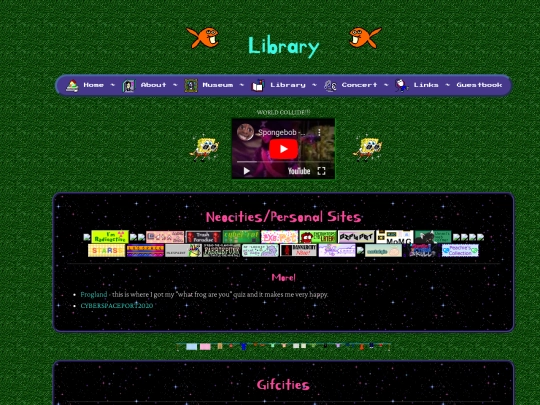 links screenshot