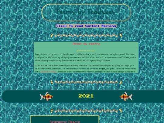 writing/mypoems screenshot
