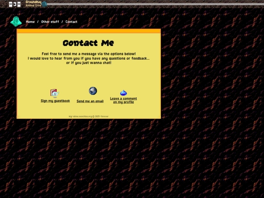 contact screenshot
