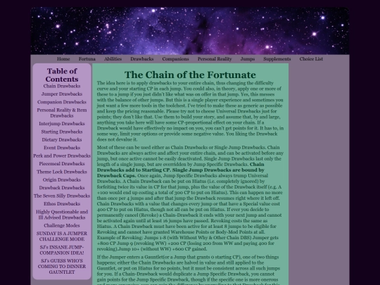 Documents/Supplements/UniversalDrawbacks screenshot