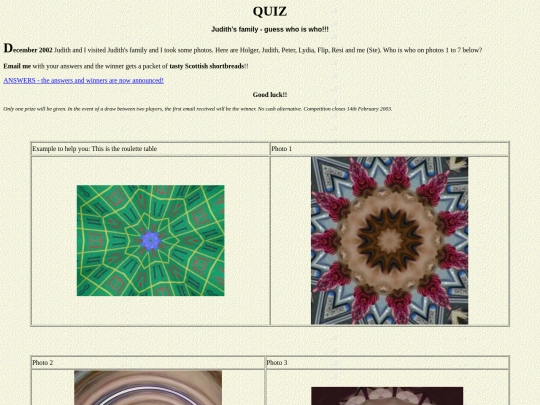 htm/quiz screenshot