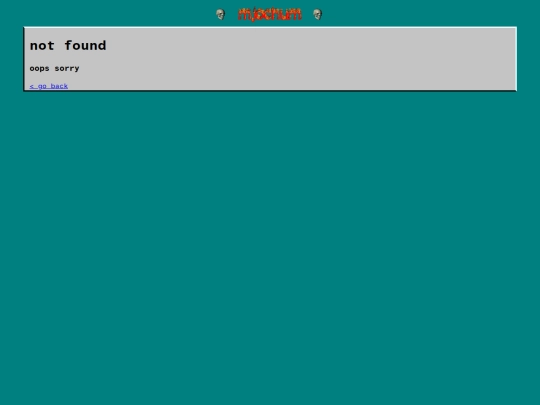 not_found screenshot