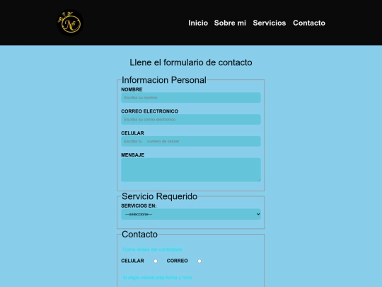 contacto screenshot