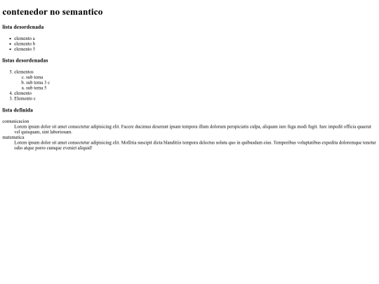 contenedorlistas screenshot
