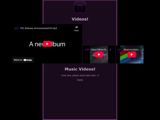 Videos screenshot