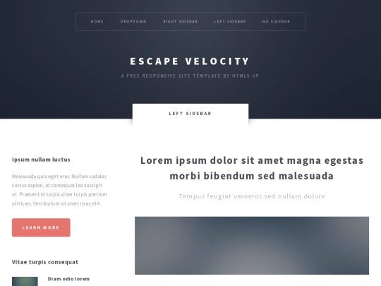 left-sidebar screenshot