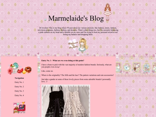 fashionblog screenshot