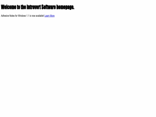 index screenshot