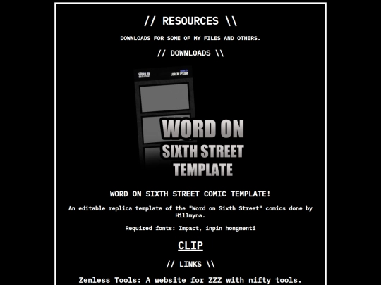 resources screenshot
