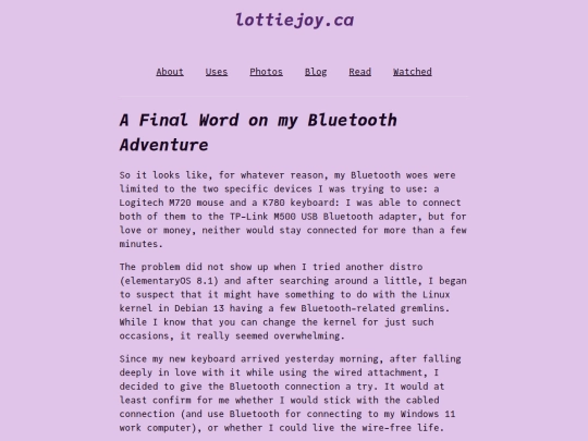 a-final-word-on-my-bluetooth-adventure screenshot