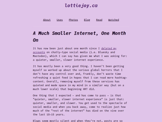 a-much-smaller-internet-one-month-on screenshot
