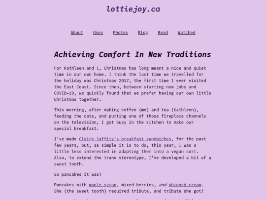 achieving-comfort-in-new-traditions screenshot
