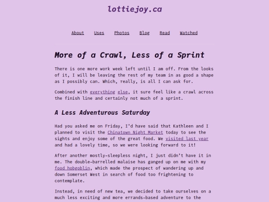 more-of-a-crawl-less-of-a-sprint screenshot