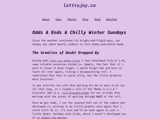 odds-and-ends-and-chilly-winter-sundays screenshot