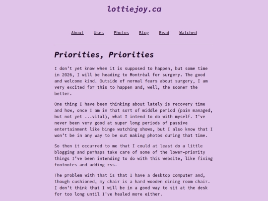 priorities-priorities screenshot