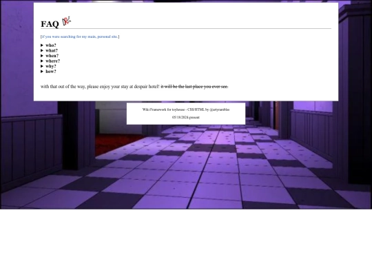 drwiki/faq screenshot
