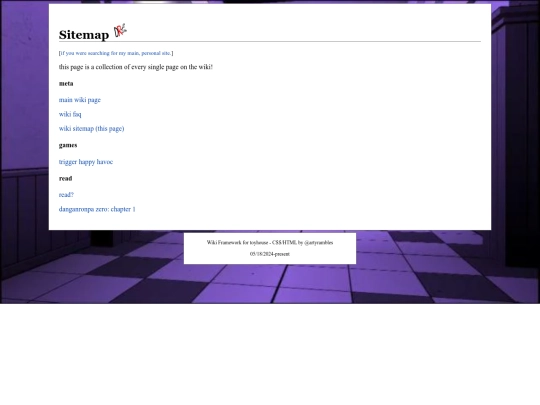 drwiki/sitemap screenshot