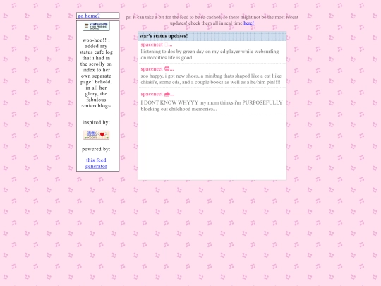 microblog screenshot