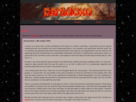 blog screenshot
