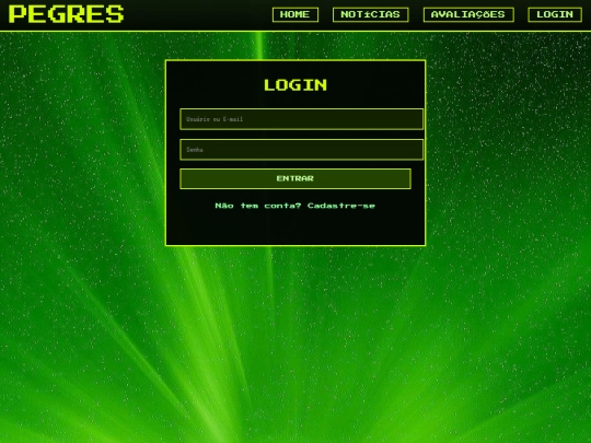 login screenshot