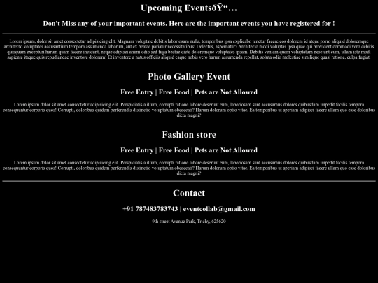 Event/event screenshot